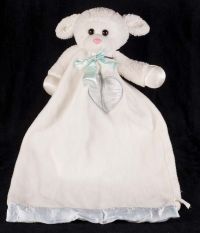 Dakin White Lil Lamb Lambie Sheep Plush Lovey Security Blanket